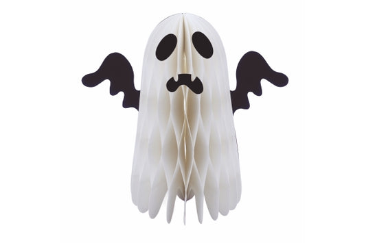 HALLOWEEN DECOR.PAPER 19CM GHOST/VELCRO - 5925338