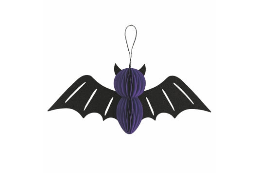 HALLOWEEN DECOR.PAPER 11CM BAT/VELCRO - 5925344