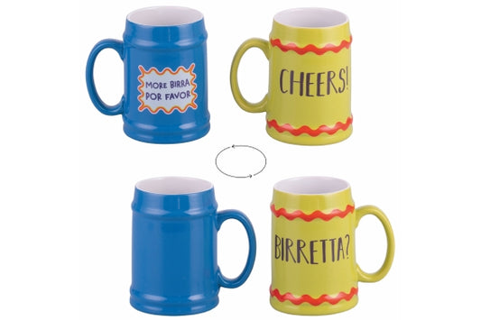 MORE AMOR BEER MUG 500ML 2 ASS - 5925707