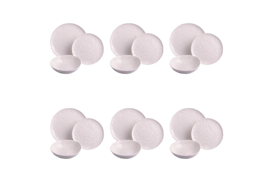 ELEGANCE WHITE DINNER SET 18PCS - 5925980