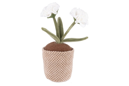 WHITE FLOWER DOORSTOP H.30CM 1KG - 5926043