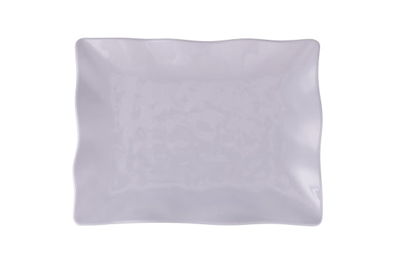 RECT.MELAMINE TRAY 42.5X32 HAMMERED B - 5926093