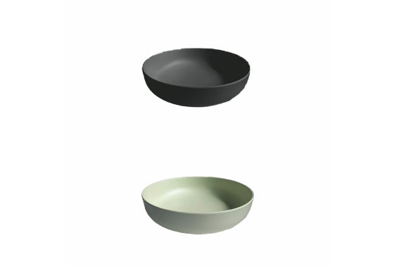 MELAMINE BOWL 29.5X7CM MATT 2ASS - 5926094