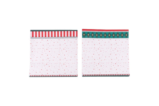 XMAS CIRCUS SET 30 PAPER NAPKINS 33x33 2ASS - 5926120