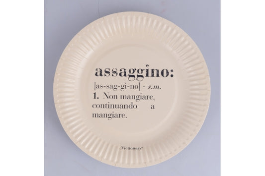 VICTIONARY SET 15 PAPER PLATES 18CM - 5926121