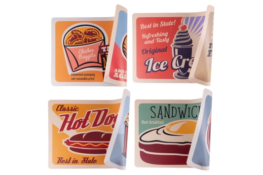 NEW VINTAGE PLACEMAT 45X30CM D/FACE 4ASS - 5926543