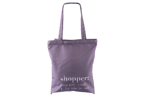 VICTIONARY FABRIC SHOPPER BAG 35x40CM - 5926559