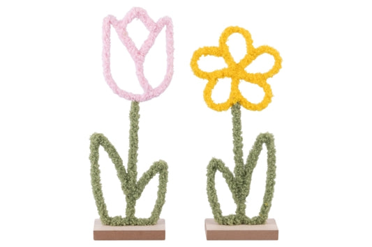I PASQUALINI METAL FLOWERS 12X29CM 2ASS - 5926664