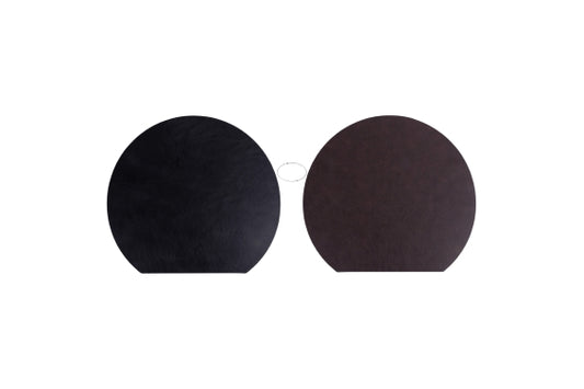 PVC CRESCENT PLACEMAT 36X33 BROWN/BLACK - 5926759