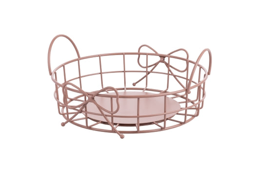 FIOCCHETTI BASKET TWO HANDLES 24X23X11 MOCHA MOUSS - 5926856