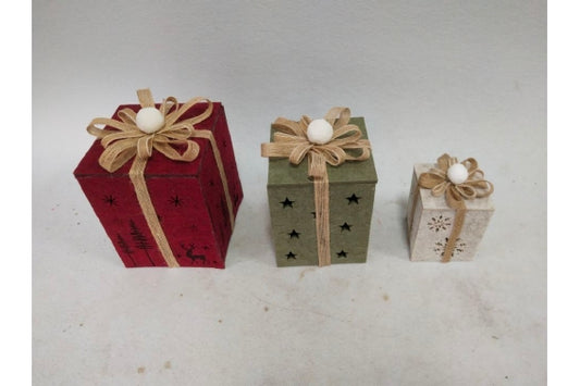 XMAS SET 3 FELT GIFTS 3 ASS - 5926909