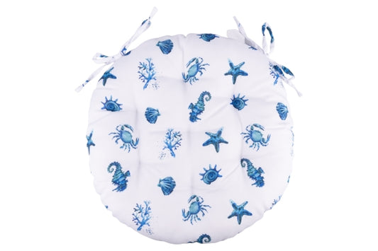 AQUA ROUND CHAIR CUSHION 42CM - 5926986
