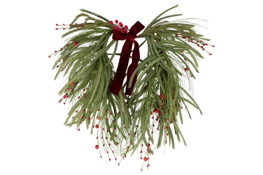 XMAS DOOR HANGING / BOW 50CM - 5926999