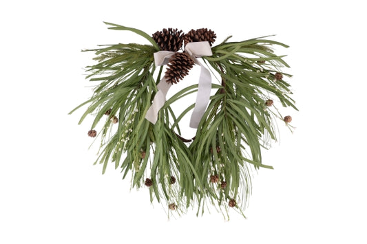 XMAS DOOR HANGING / PINECONES 50CM - 5927000
