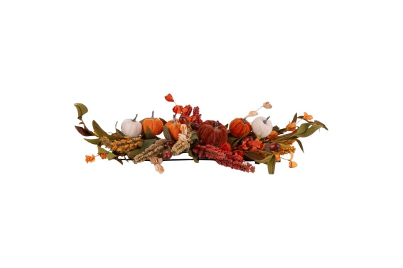 PUMPKIN CENTERPIECE PUMPKINS 50X20X10CM - 5927008
