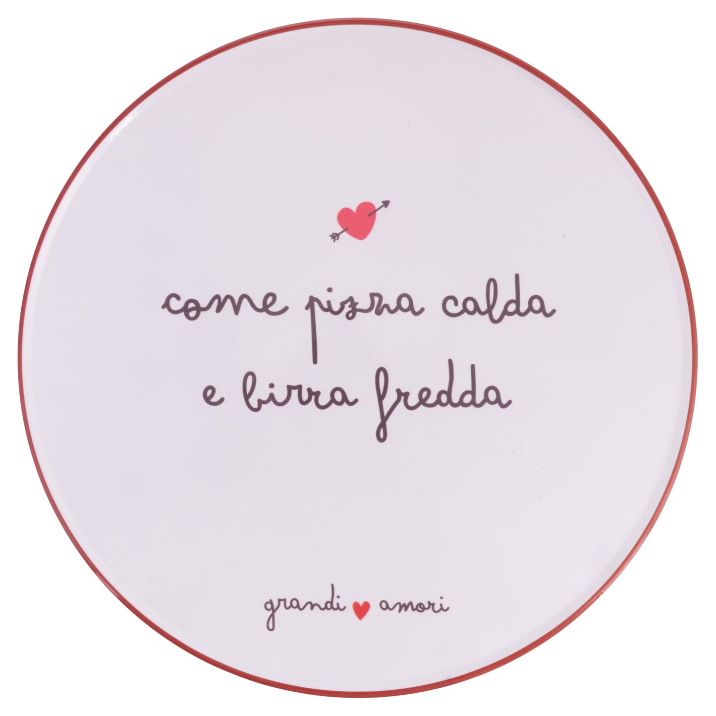 GRANDI AMORI PIZZA PLATE D33.5CM 6 ASS - 5927453