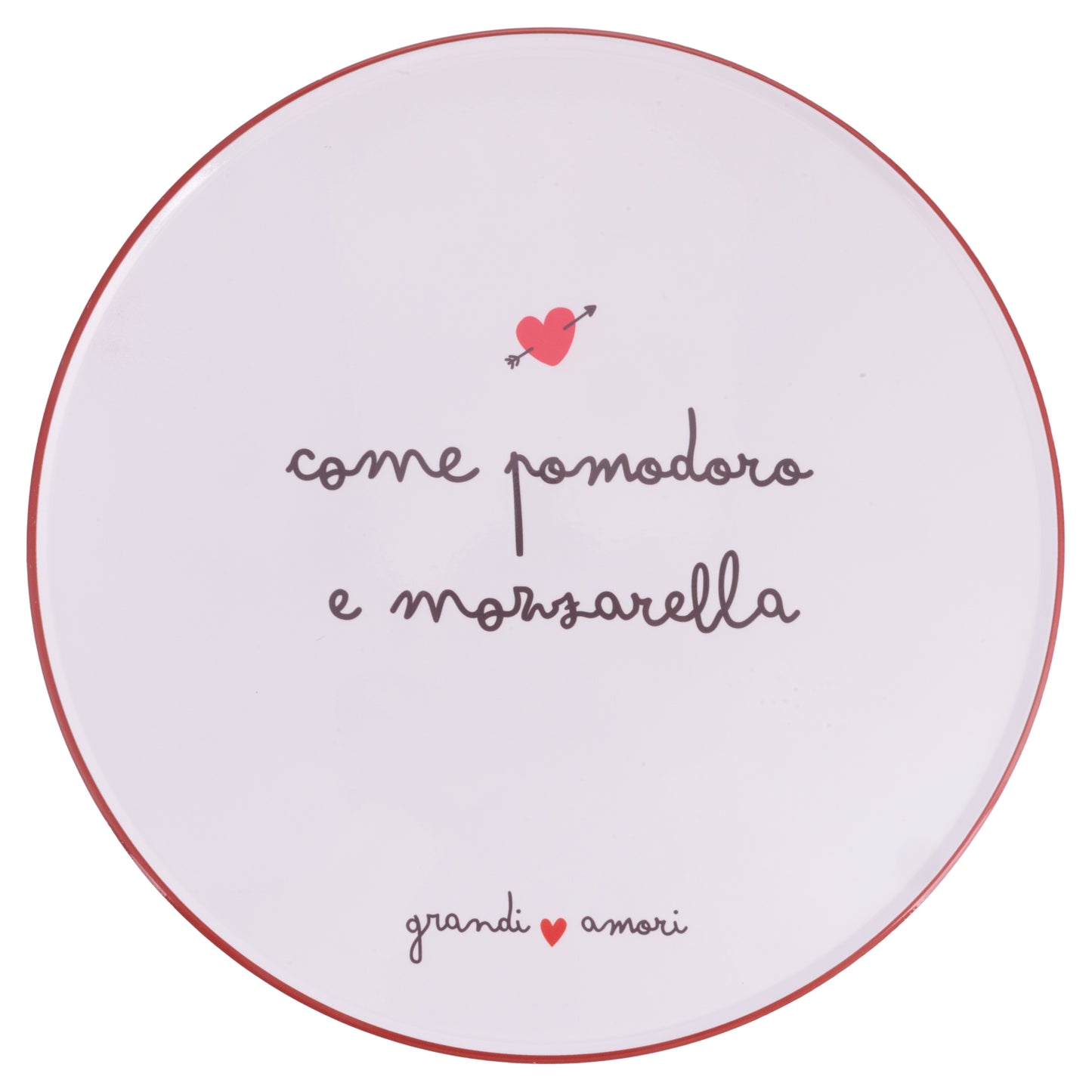 GRANDI AMORI PIZZA PLATE D33.5CM 6 ASS - 5927453