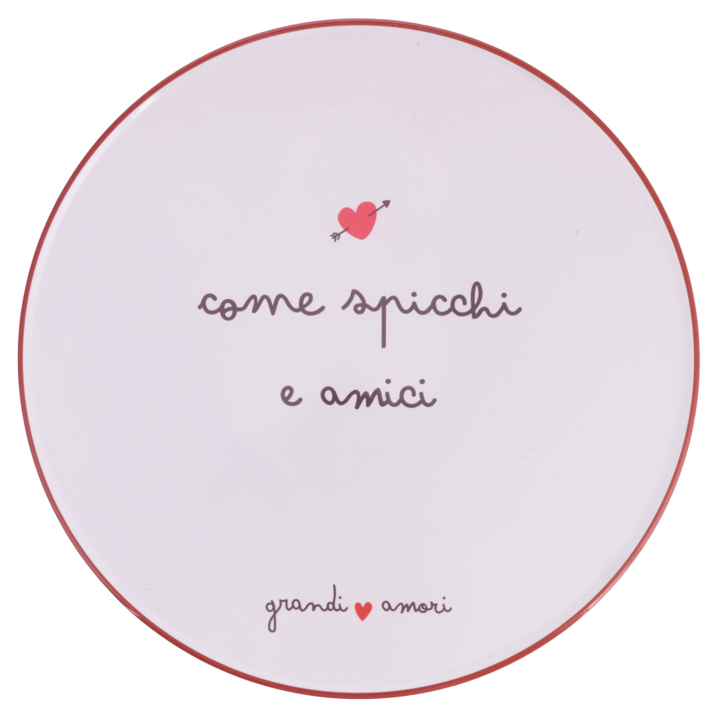 GRANDI AMORI PIZZA PLATE D33.5CM 6 ASS - 5927453