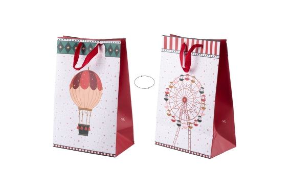 XMAS CIRCUS GIFT BAG 25x15x39CM - 5927531