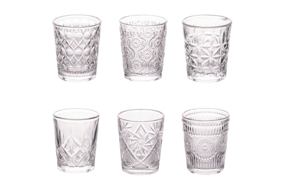GEOMETRIC SET 6 GLASSES LIQUOR 50 ML -  5927746