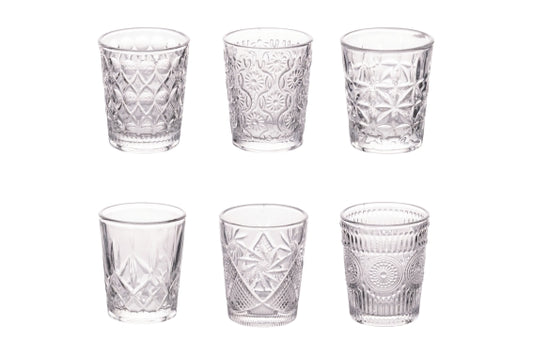 GEOMETRIC SET 6 GLASSES LIQUOR 50 ML -  5927746