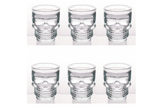 GLACE SKULL SET 6 LIQUEUR GLASSES 50 ML - 5927748