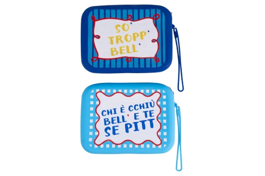 UEUE SILICONE CLUTCH BAG 23.5X4X18CM 2ASS - 5928030
