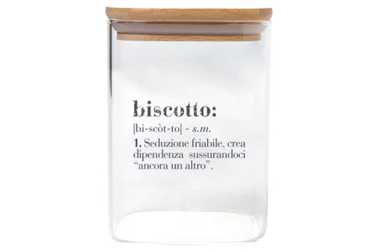 VICTIONARY COOKIE JAR GLASS LID ACACIA - 5928039