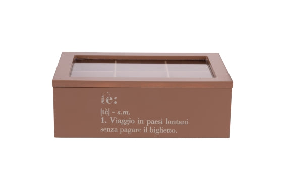 VICTIONARY MOCHA MOUSSE TEA BOX 24X16X8CM - 5928098