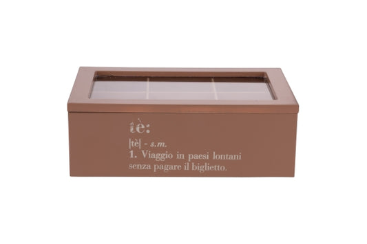 VICTIONARY MOCHA MOUSSE TEA BOX 24X16X8CM - 5928098