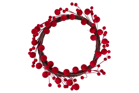 BURGUNDY GARLAND 48 CM - 5928286