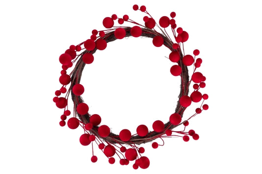 BURGUNDY GARLAND 48 CM - 5928286