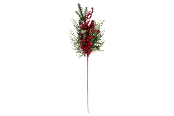SMALL BUNCH OF RED FLOWERS 67CM - 5928288