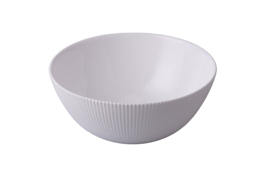 WHITE PLISSE OPAL BOWL 17.5 CM - 5928373