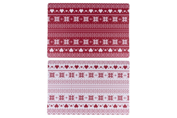 XMAS PLACEMAT SOFT TOUCH 45x30CM 2 ASS - 5928411