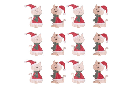 MERRY MIAO SET 12 GIFT CLIPS - 5928591