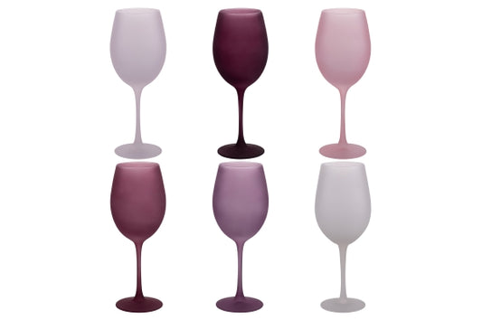 HAPPY HOUR PROVENCE SET 6 GOBLETS FROSTED 565ML - 5928697